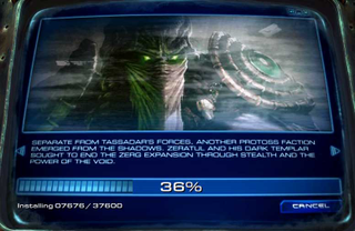 Illustration for article titled Starcraft 2's Installation Tells A Story